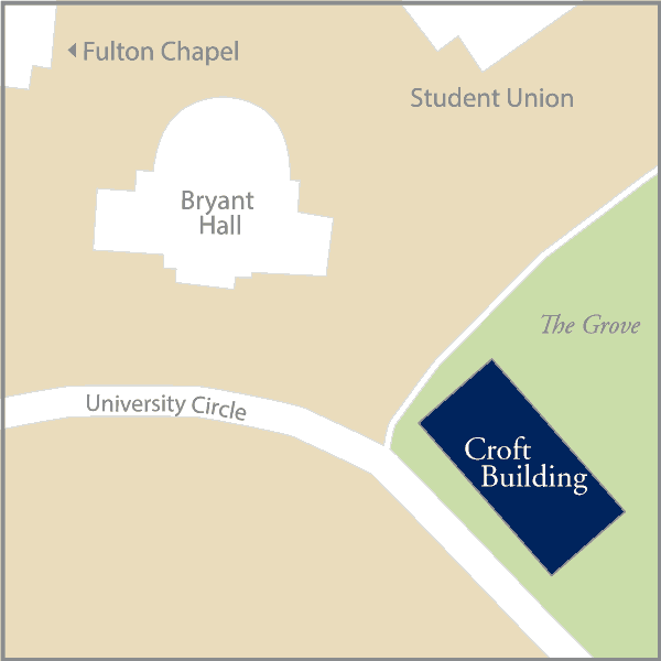 map to the Croft Building